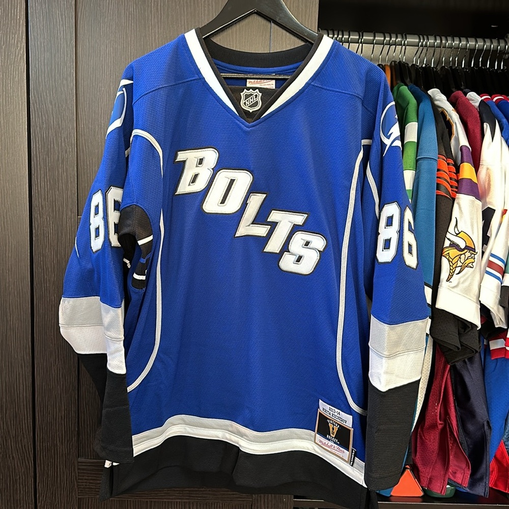 Nikita Kucherov Tampa Bay Lightning 2013-14 Power Play Jersey - Blue